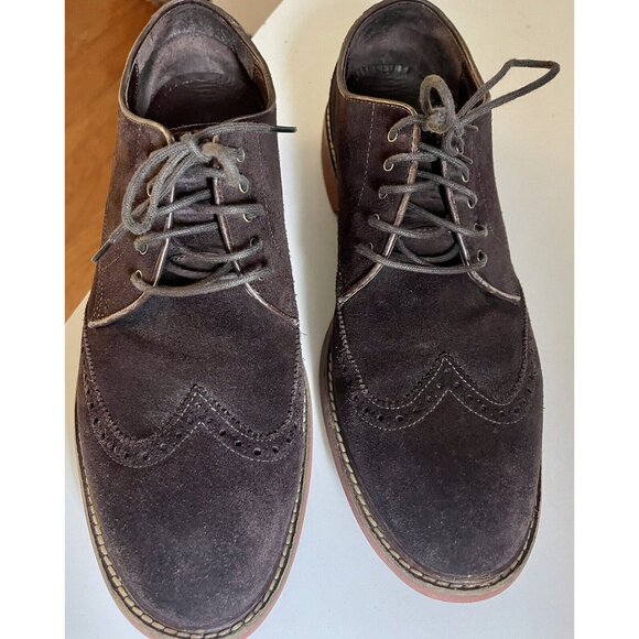 COLE HAAN Franklin C11870 Brown Suede Collegiate Oxfords Men's Size 11 US - Picture 2 of 6